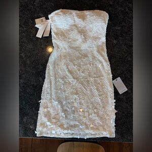 Adrianna Papell. Size 2, never worn. Wedding or cocktail party.